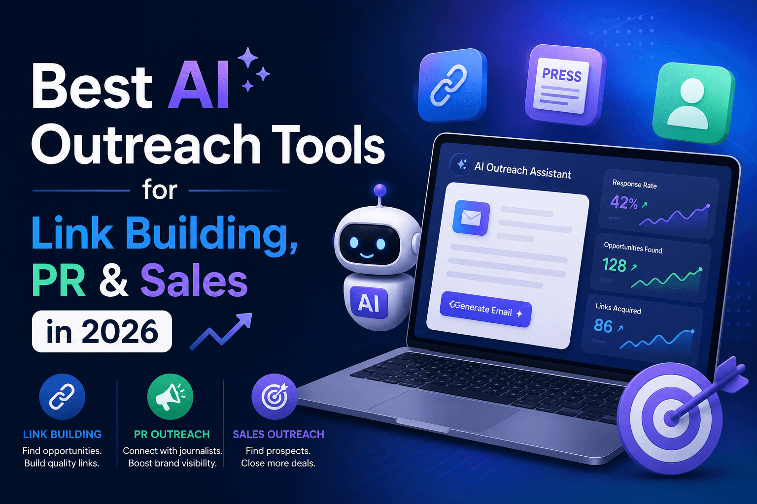 Best AI outreach tools workflow for link building and email outreach